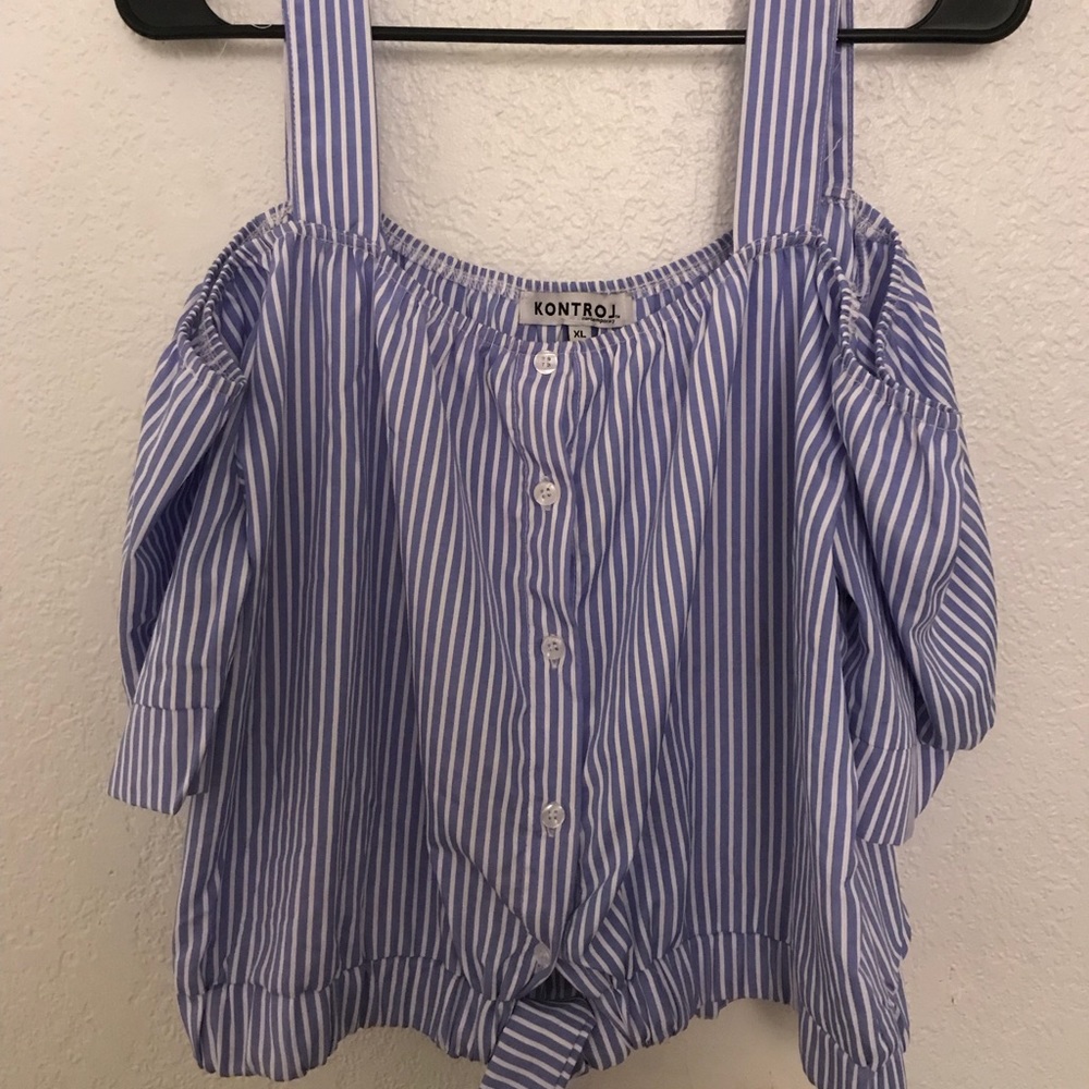 Off the shoulder crop top